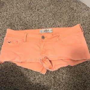 Hollister Women's Peach Jean Shorts